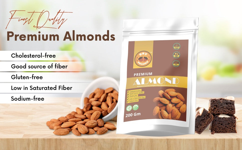 Dry Orchids Almonds 200g